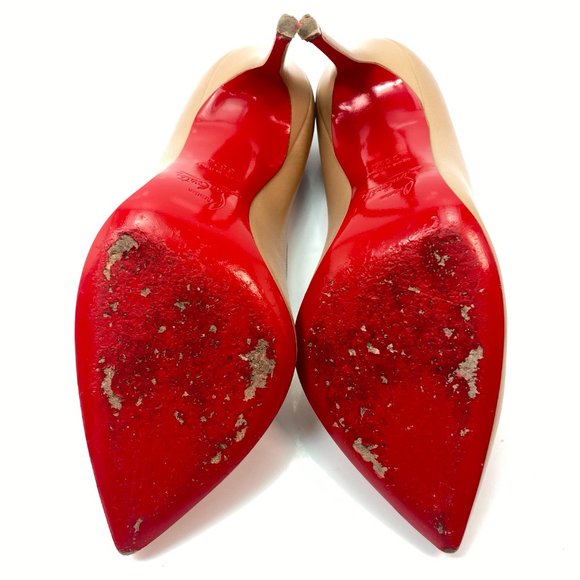 Christian Louboutin Corneille 100 Nude Heels 35.5 - Picture 9 of 10